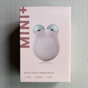 NuFace Mini+ Petite Facial Toning Device in sandy rose